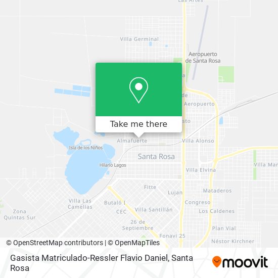 Gasista Matriculado-Ressler Flavio Daniel map