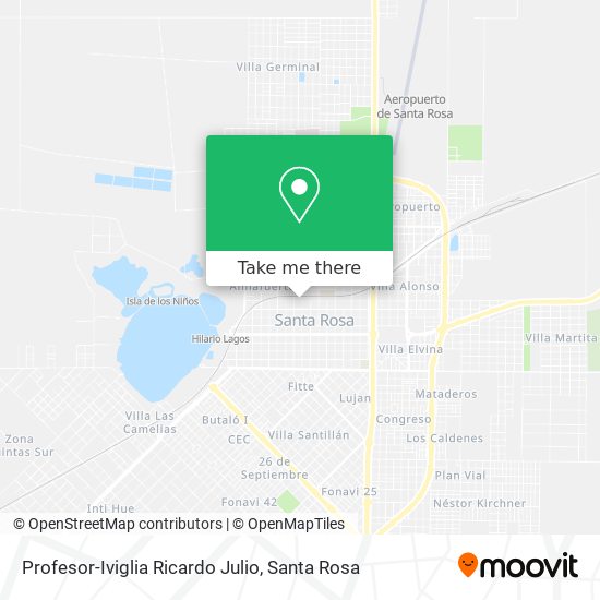 Mapa de Profesor-Iviglia Ricardo Julio