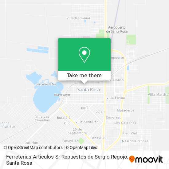 Ferreterias-Articulos-Sr Repuestos de Sergio Regojo map