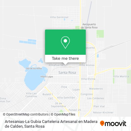 Artesanias-La Gubia Carteleria Artesanal en Madera de Calden map