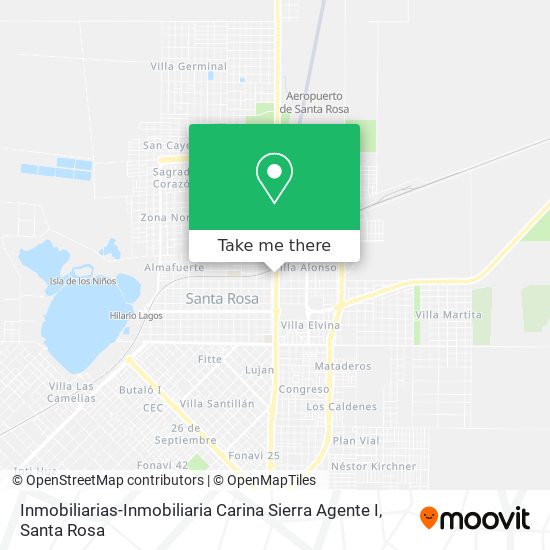 Mapa de Inmobiliarias-Inmobiliaria Carina Sierra Agente I
