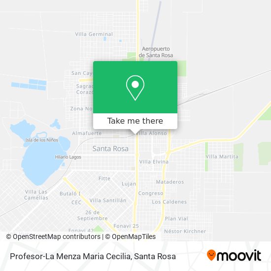 Profesor-La Menza Maria Cecilia map