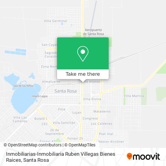 Mapa de Inmobiliarias-Inmobiliaria Ruben Villegas Bienes Raices