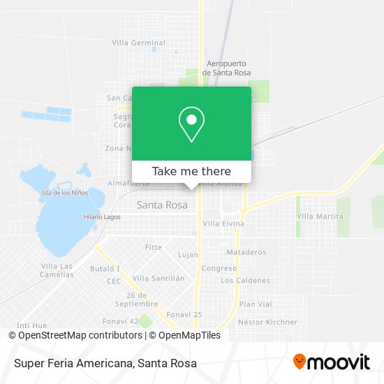 Super Feria Americana map