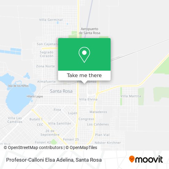 Profesor-Calloni Elsa Adelina map