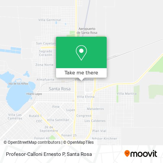 Profesor-Calloni Ernesto P map
