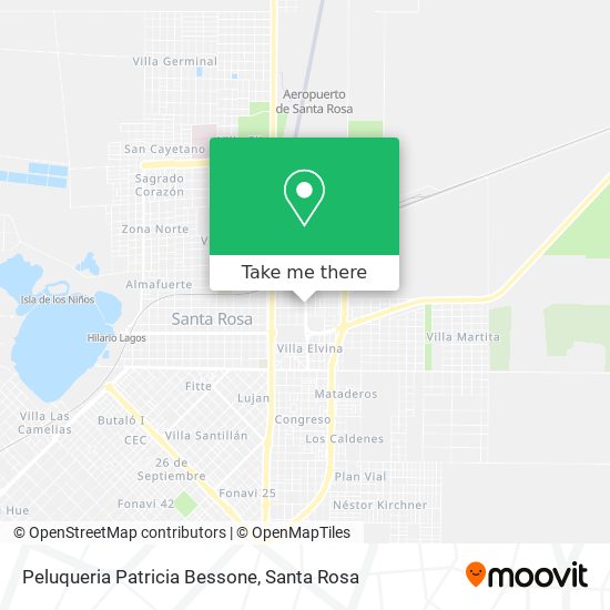 Peluqueria Patricia Bessone map