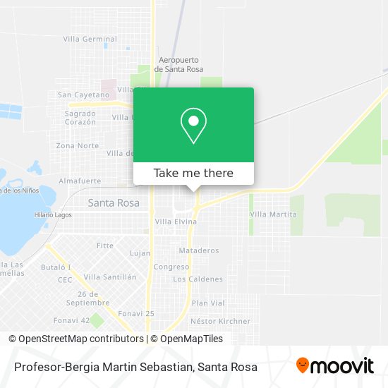 Mapa de Profesor-Bergia Martin Sebastian