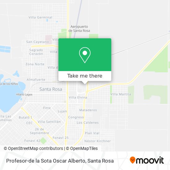 Mapa de Profesor-de la Sota Oscar Alberto