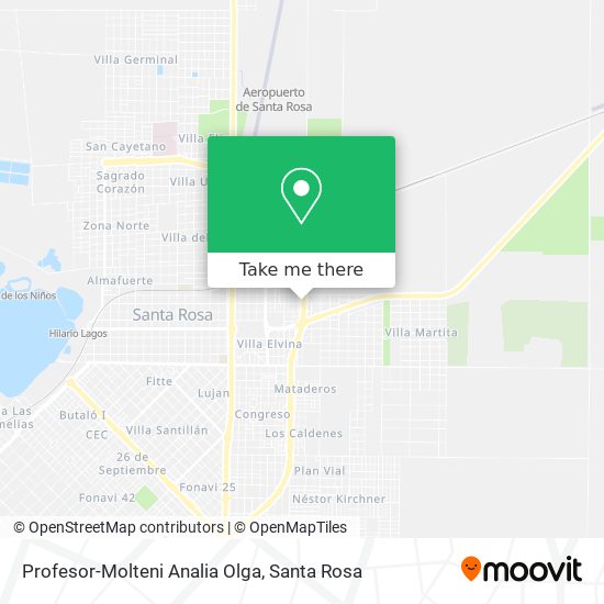 Mapa de Profesor-Molteni Analia Olga