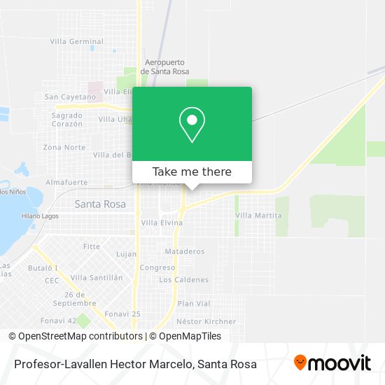 Profesor-Lavallen Hector Marcelo map