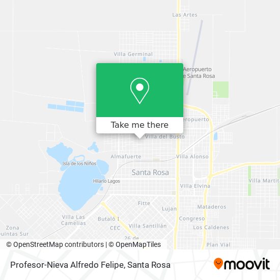 Profesor-Nieva Alfredo Felipe map
