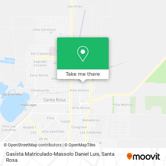 Gasista Matriculado-Massolo Daniel Luis map
