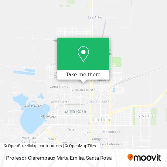 Profesor-Clarembaux Mirta Emilia map