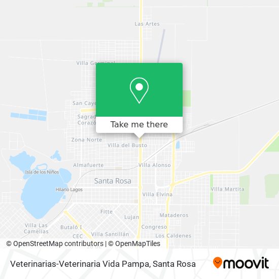 Veterinarias-Veterinaria Vida Pampa map