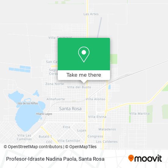 Profesor-Idraste Nadina Paola map