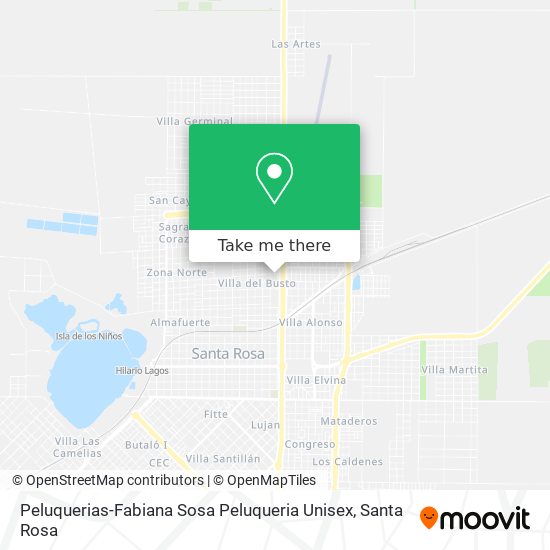 Mapa de Peluquerias-Fabiana Sosa Peluqueria Unisex