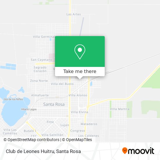 Club de Leones Huitru map