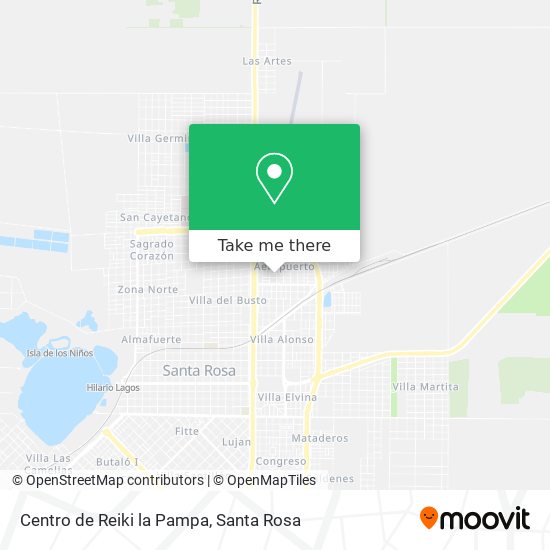 Centro de Reiki la Pampa map