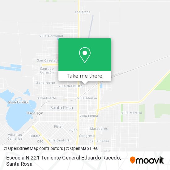 Mapa de Escuela N 221 Teniente General Eduardo Racedo