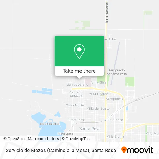 Servicio de Mozos (Camino a la Mesa) map