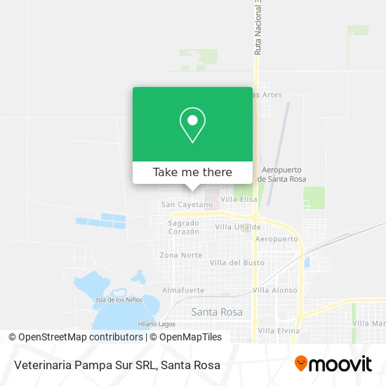 Veterinaria Pampa Sur SRL map