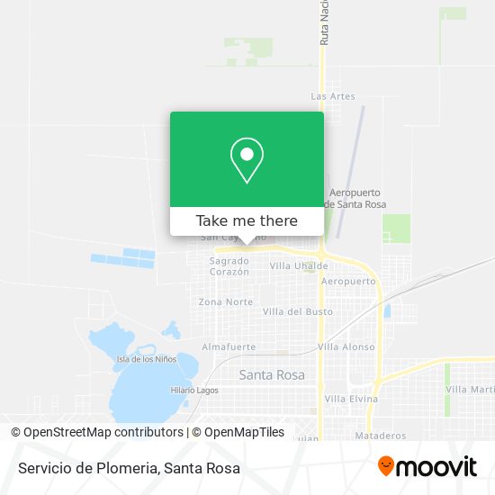 Servicio de Plomeria map