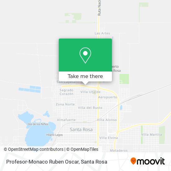 Profesor-Monaco Ruben Oscar map
