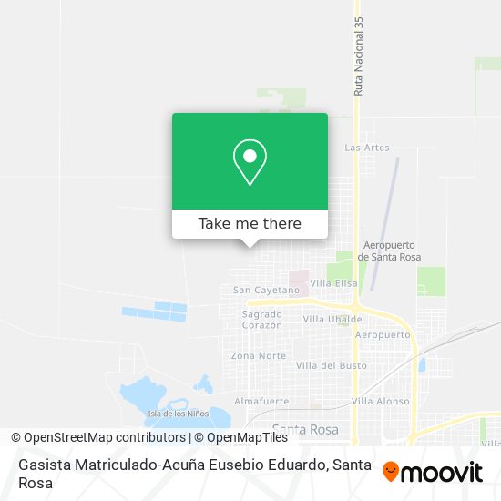 Gasista Matriculado-Acuña Eusebio Eduardo map