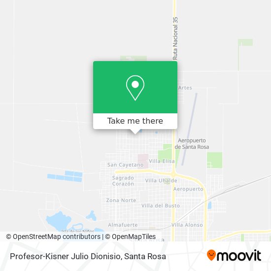 Profesor-Kisner Julio Dionisio map