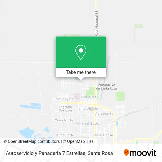 Autoservicio y Panaderia 7 Estrellas map