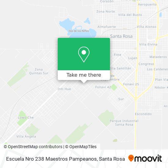 Mapa de Escuela Nro 238 Maestros Pampeanos