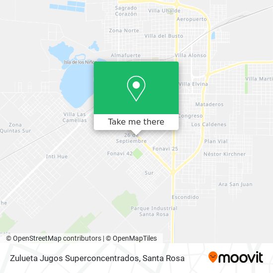 Mapa de Zulueta Jugos Superconcentrados