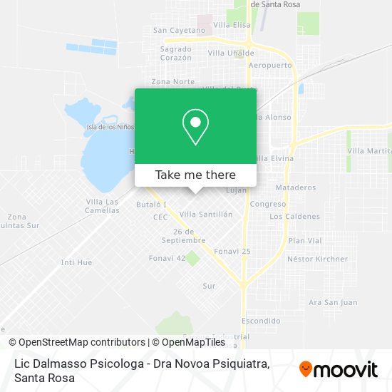 Lic Dalmasso Psicologa - Dra Novoa Psiquiatra map