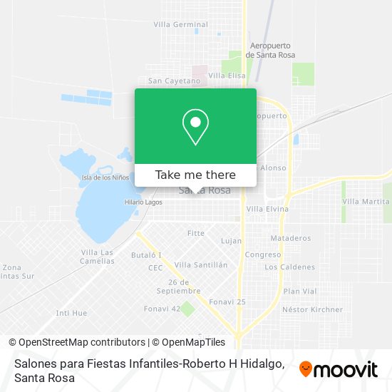 Mapa de Salones para Fiestas Infantiles-Roberto H Hidalgo