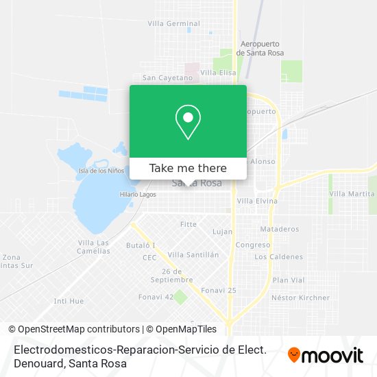 Mapa de Electrodomesticos-Reparacion-Servicio de Elect. Denouard