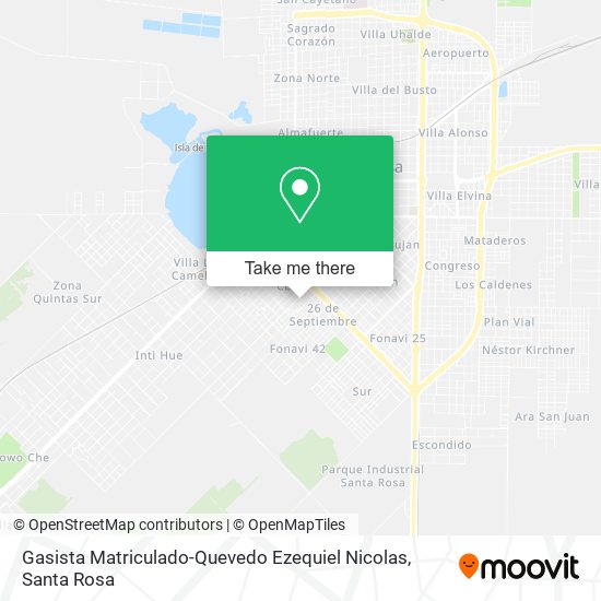 Gasista Matriculado-Quevedo Ezequiel Nicolas map