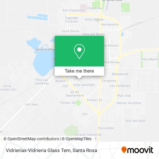 Mapa de Vidrierias-Vidrieria Glass Tem