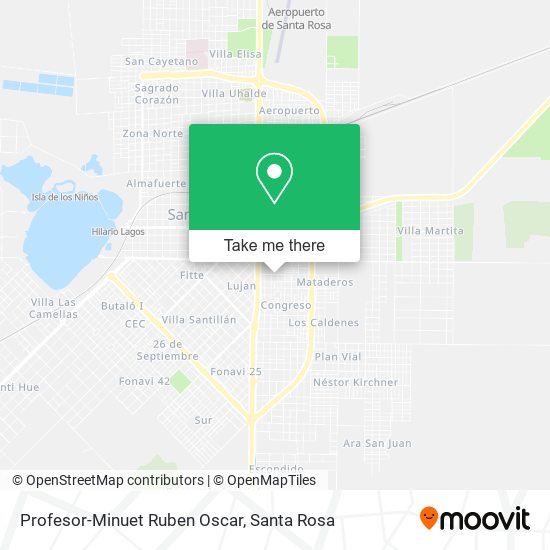 Profesor-Minuet Ruben Oscar map