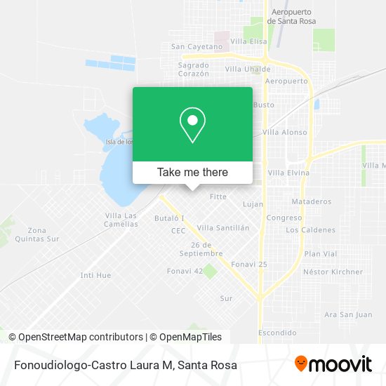 Fonoudiologo-Castro Laura M map