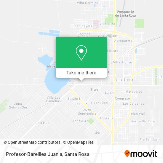 Mapa de Profesor-Bareilles Juan a