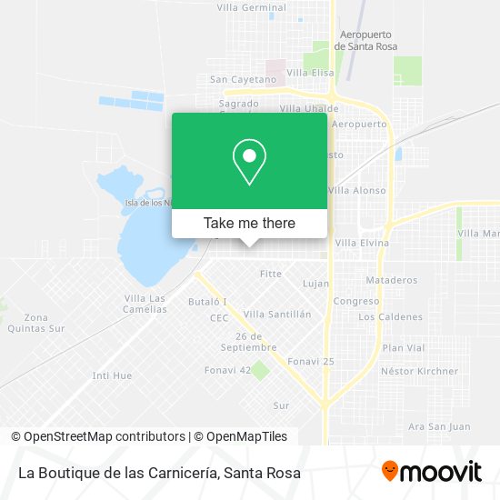 Mapa de La Boutique de las Carnicería