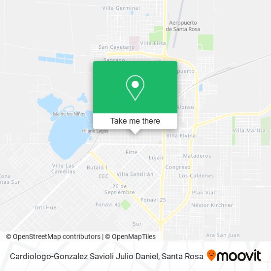 Mapa de Cardiologo-Gonzalez Savioli Julio Daniel