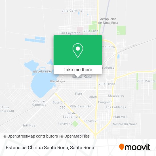 Mapa de Estancias Chiripá Santa Rosa