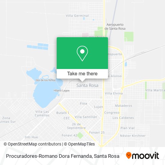 Procuradores-Romano Dora Fernanda map