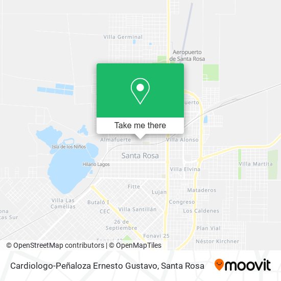 Mapa de Cardiologo-Peñaloza Ernesto Gustavo