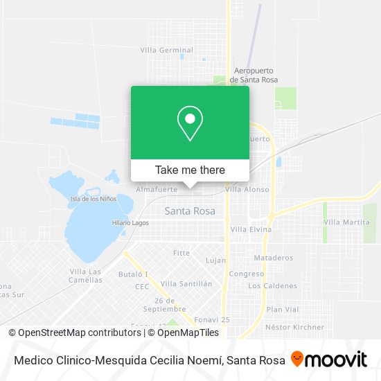 Medico Clinico-Mesquida Cecilia Noemí map