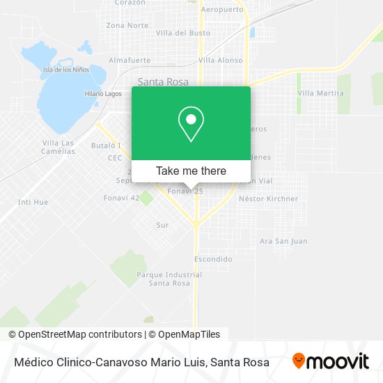 Médico Clinico-Canavoso Mario Luis map