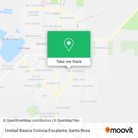 Mapa de Unidad Basica Colonia Escalante