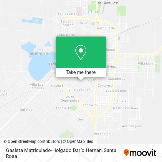Gasista Matriculado-Holgado Darío Hernan map